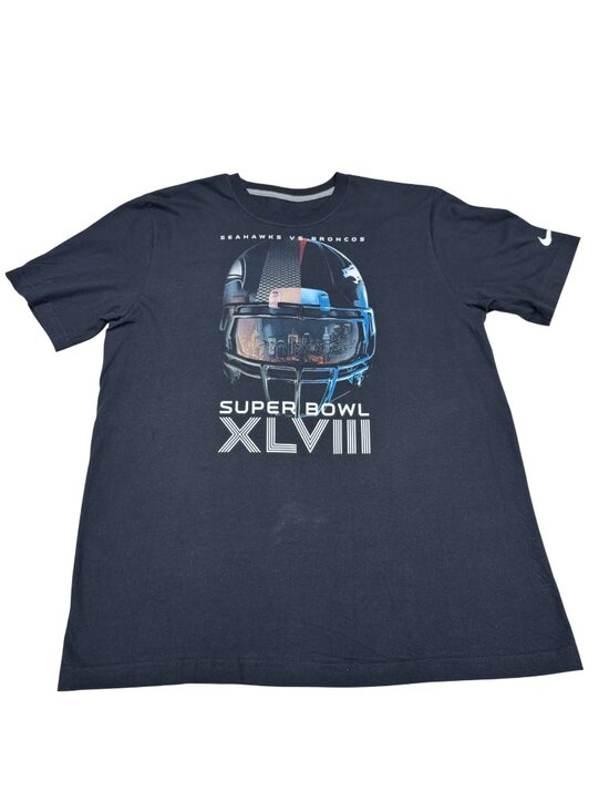 Nike Other - Nike Super Bowl XLVIII Seattle Seahawks Vs Broncos Regular Fit T-Shirt, Size L